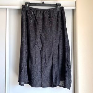 Comfy expandable waist skirt